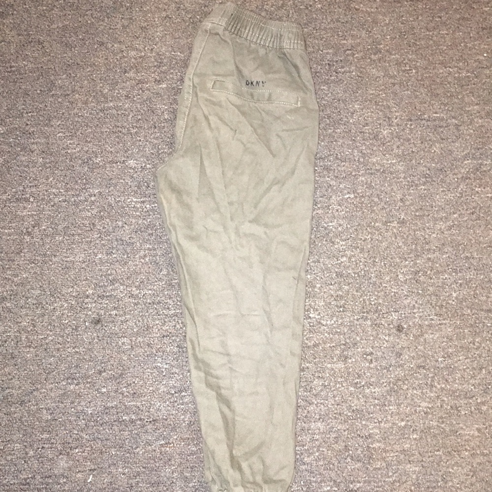 Boys gray DKNY jogger pants (5)